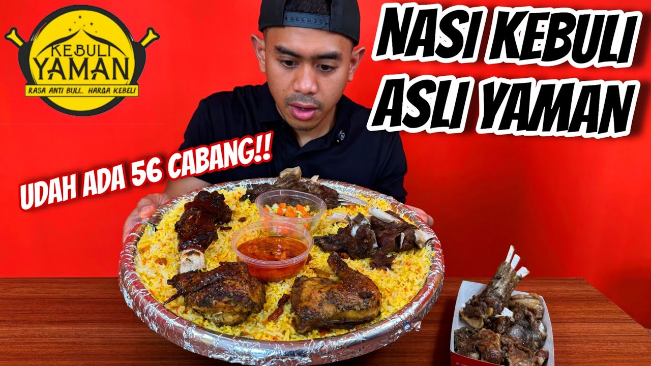 MUKBANG NASI KEBULI YAMAN ARAB VIRAL DI JAKARTA!!