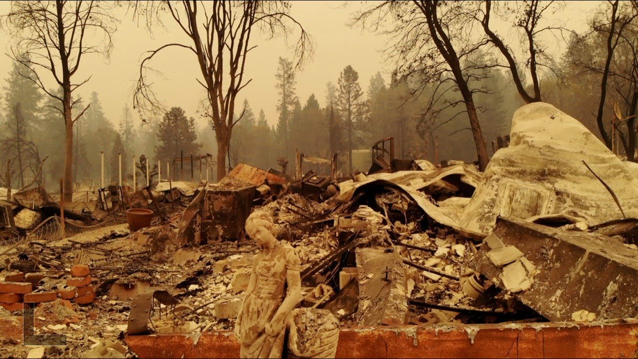 'The whole town is gone.' Drone video reveals the scale of fire destruction in Paradise