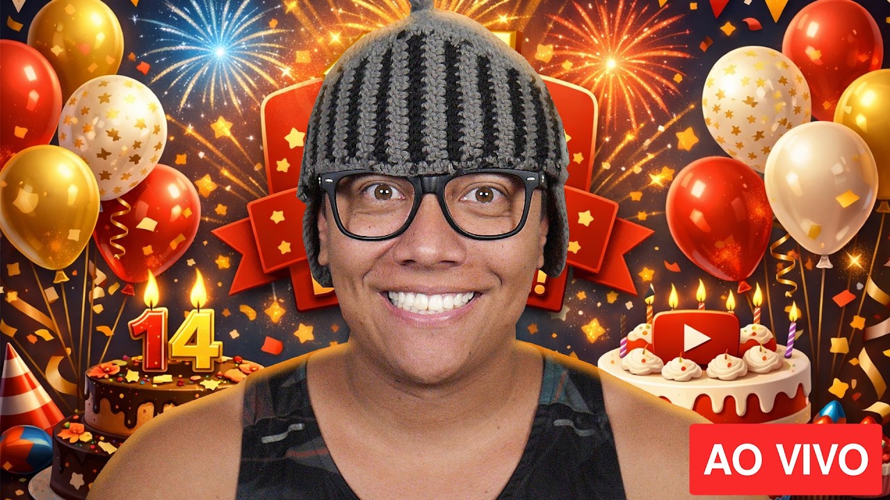 14 ANOS DE CANAL! 🥳 A LIVE ESPECIAL DE ANIVERSÁRIO