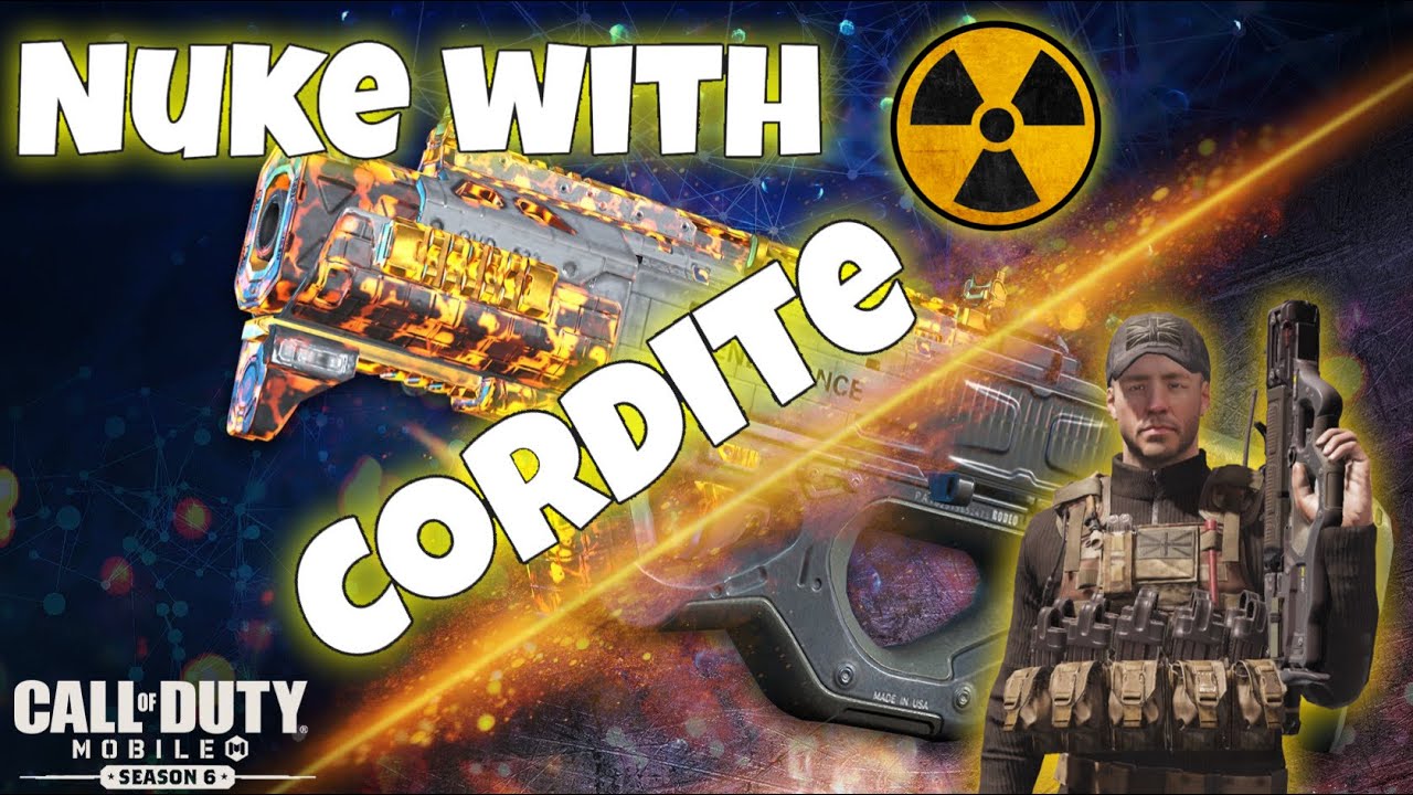 CoD Mobile Nuke ☢️ with New SMG Cordite (44-1) vs Full Legendary