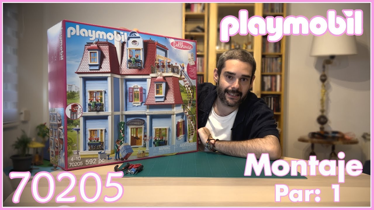 💜 MONTANDO LA CASA DE MUÑECAS DE PLAYMOBIL 💜 70205 Parte: 1