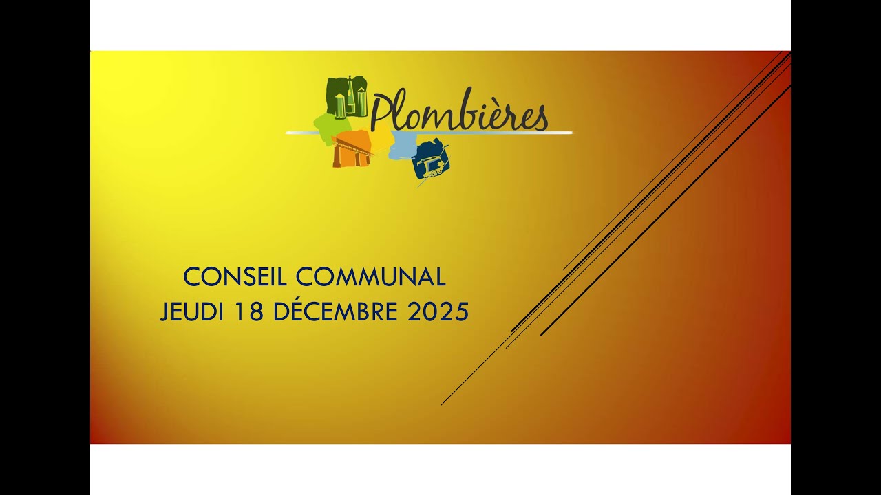 Conseil communal du jeudi 18 décembre 2025