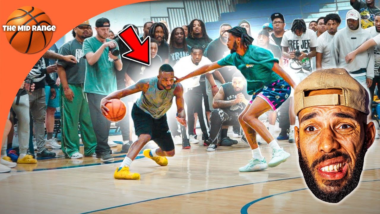 Biggest Basketball Crowd Ever For A 1v1 Match! Moon vs David - Midrange Breakdown
