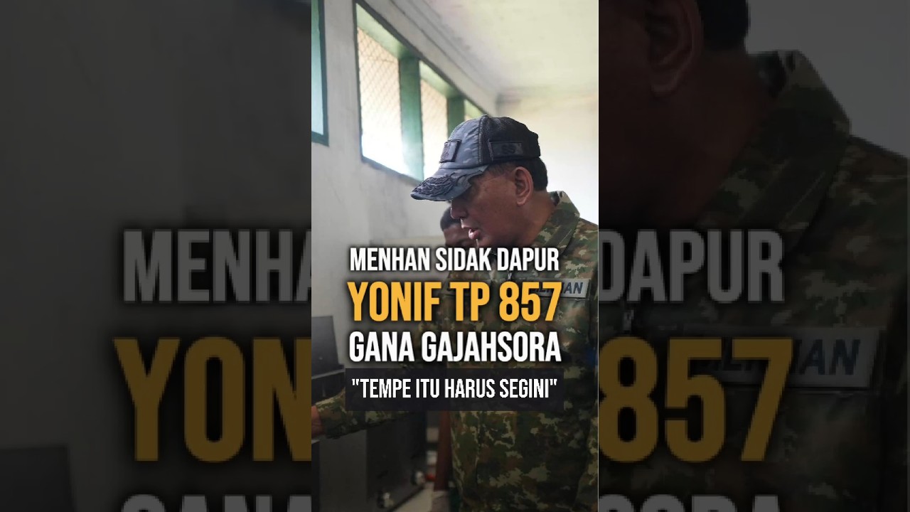 Menhan Sidak Daput Yonif TP 857/Gana  Gajahsora