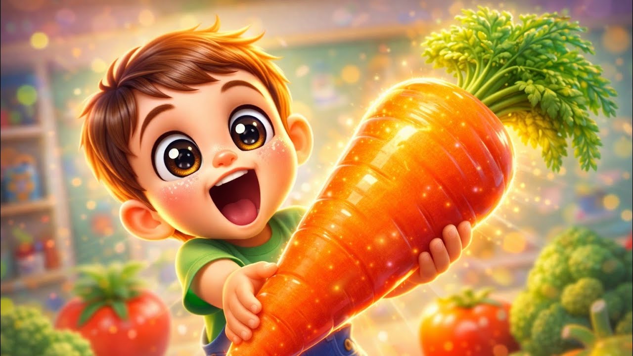 Sebzeleri Tanıyalım! 🥦🍅 | 3D Çocuk Animasyonlu Öğrenme Videosu