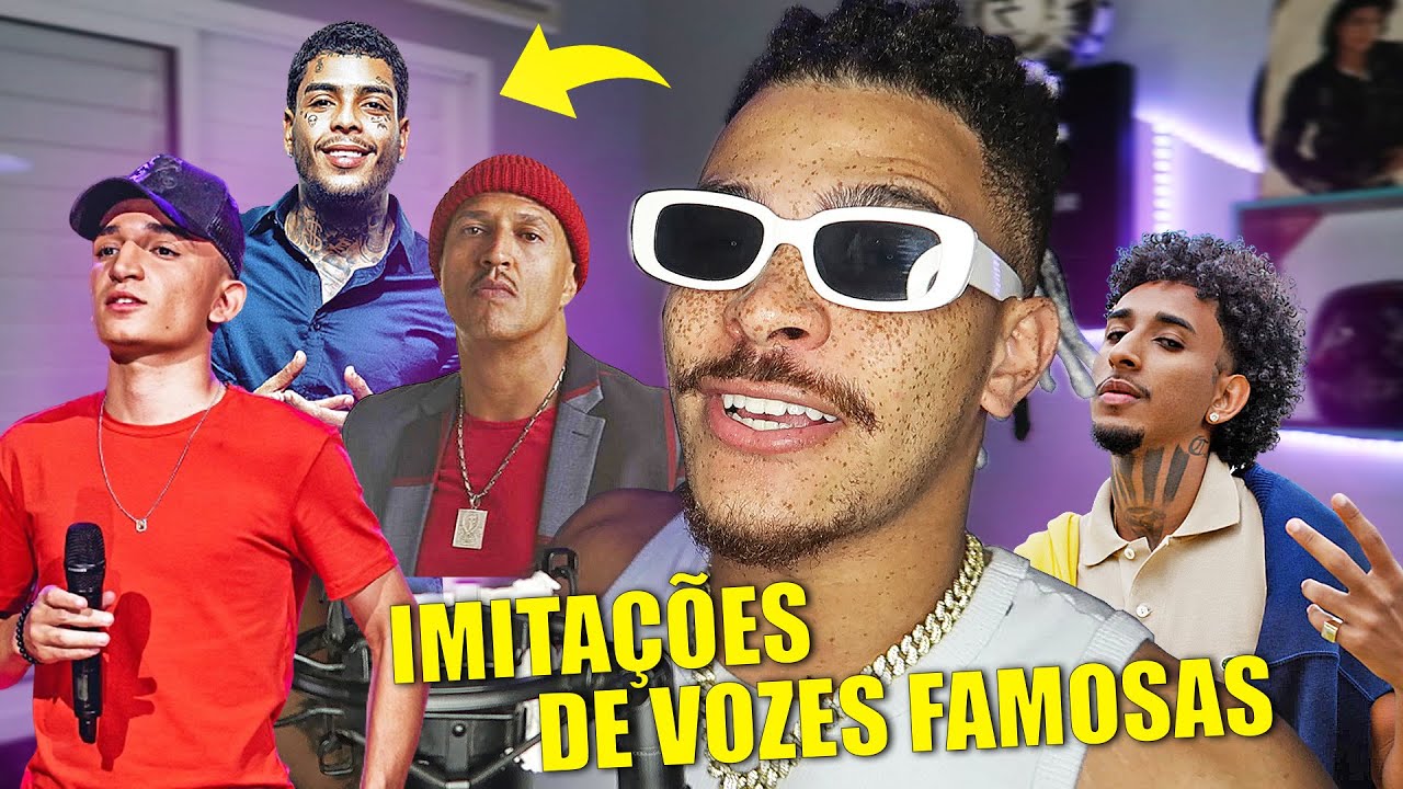 IMITANDO VOZES DE FAMOSOS !! (João Gomes, Mc Kevin, MD Chefe e +)