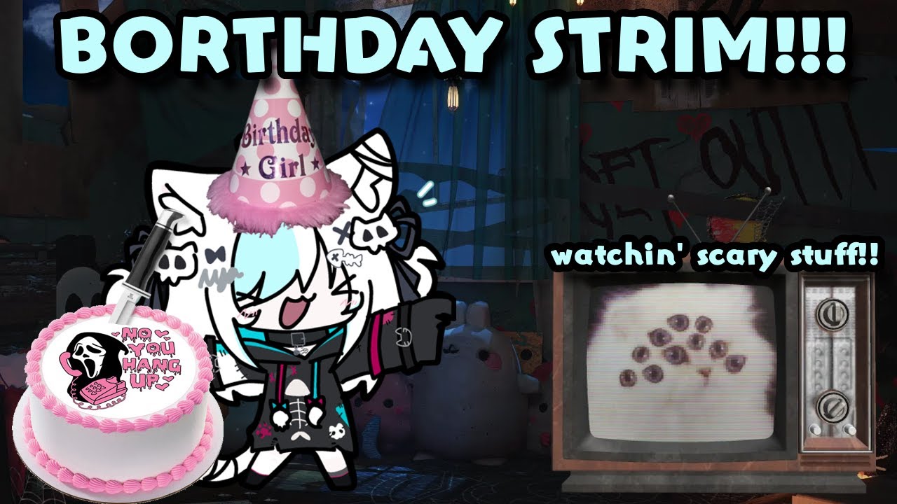 【NANI'S HALLOWEEN BIRTHDAY BASH!】spooky cat with a spooky birthday!!