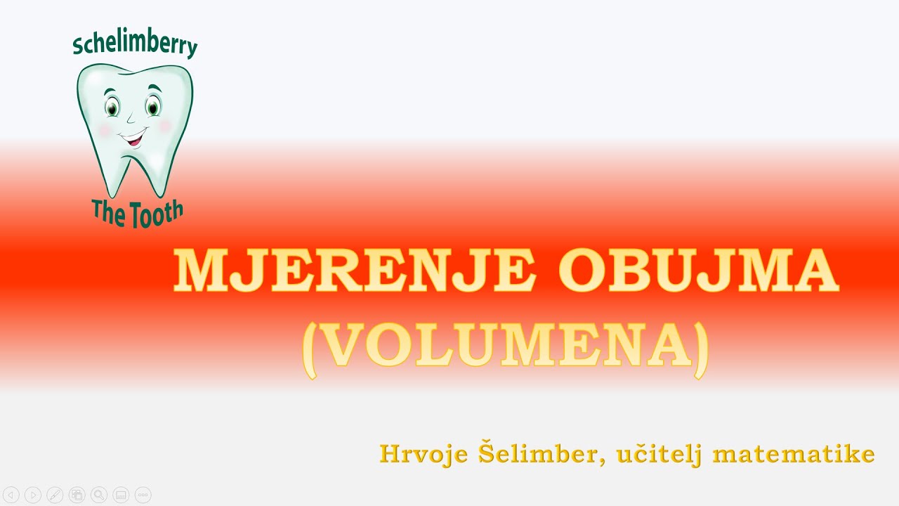 MJERENJE OBUJMA (VOLUMENA) / 5. razred instrukcije matematika / Hrvoje Šelimber