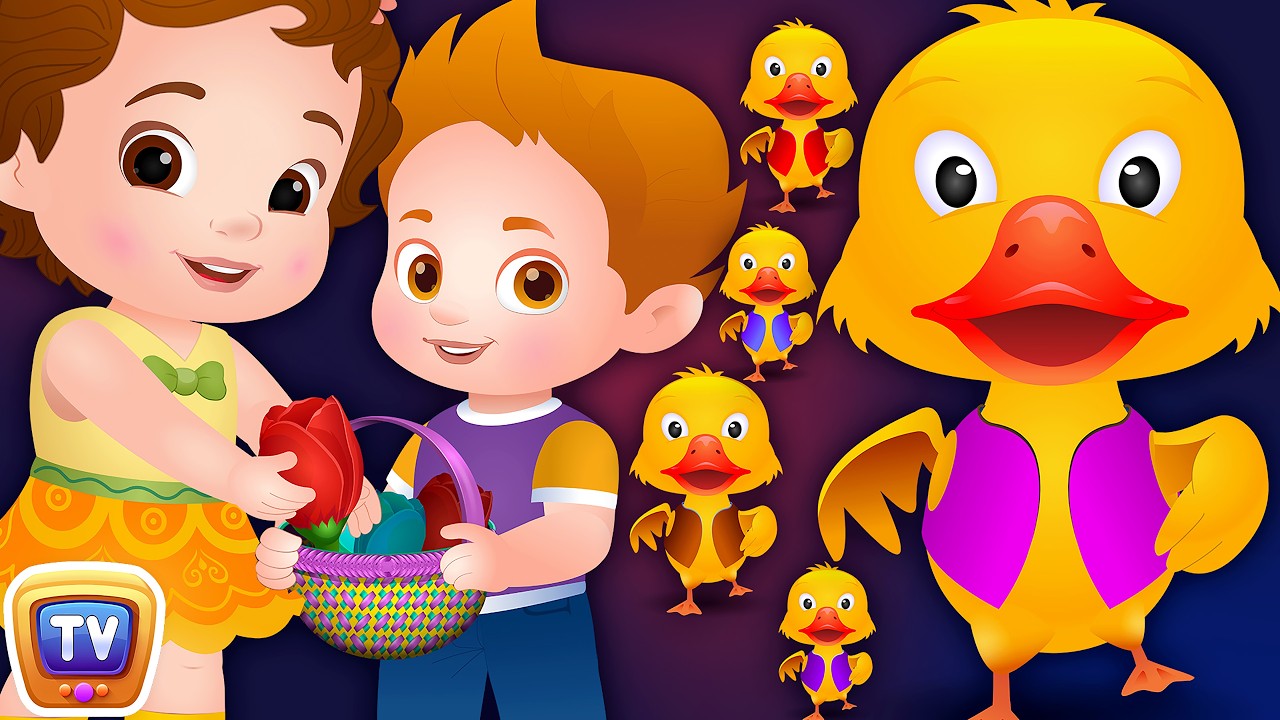 ChuChu TV Surprise Eggs Five Little Ducks - Learning Videos For Kids