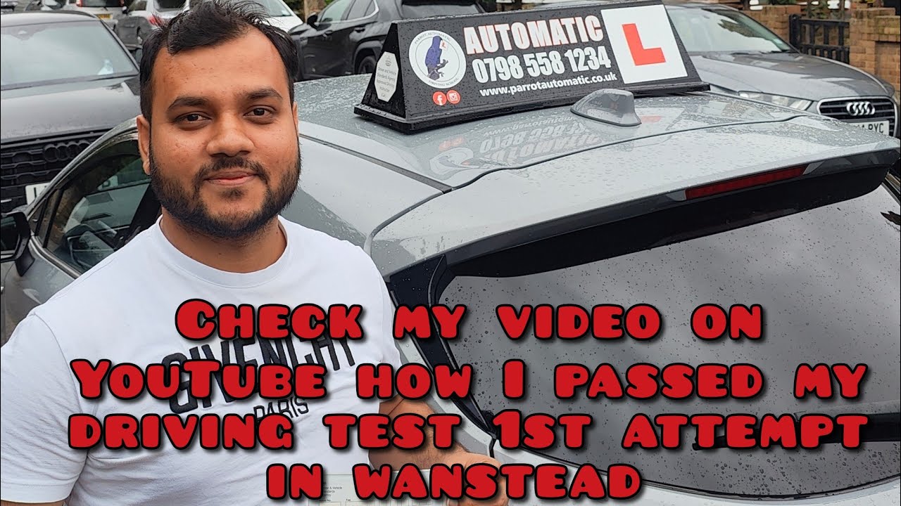 Passed my driving test 1st attempt in Wanstead with 5 driving faults 🏎️🏎️🏎️