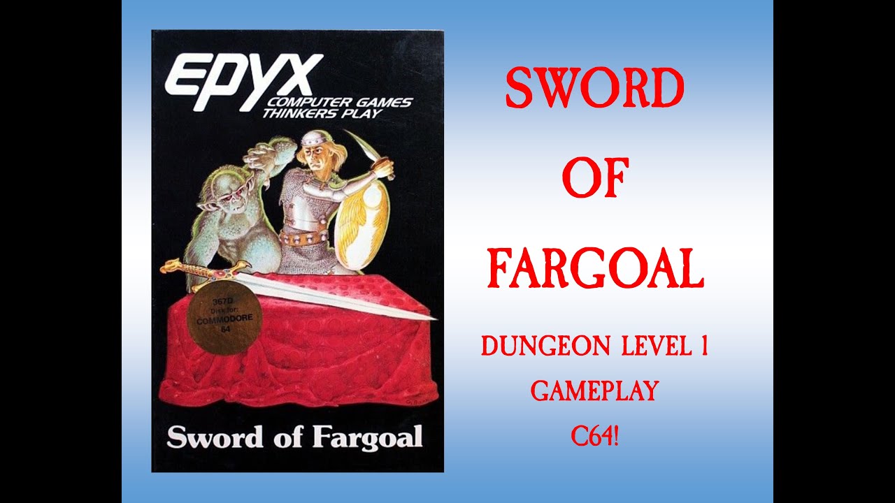 Sword Of Fargoal C64 | Level One Gameplay