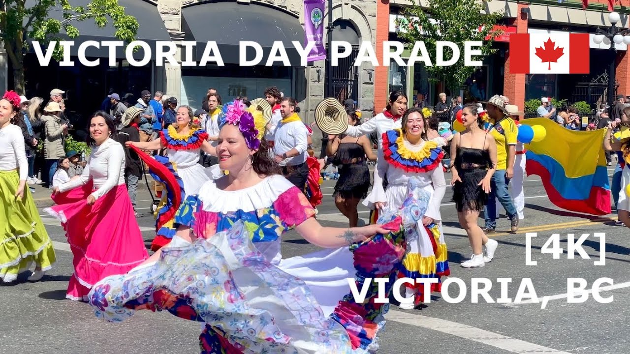 🇨🇦[4k]124TH VICTORIA DAY PARADE, VICTORIA ,BC, Canada,