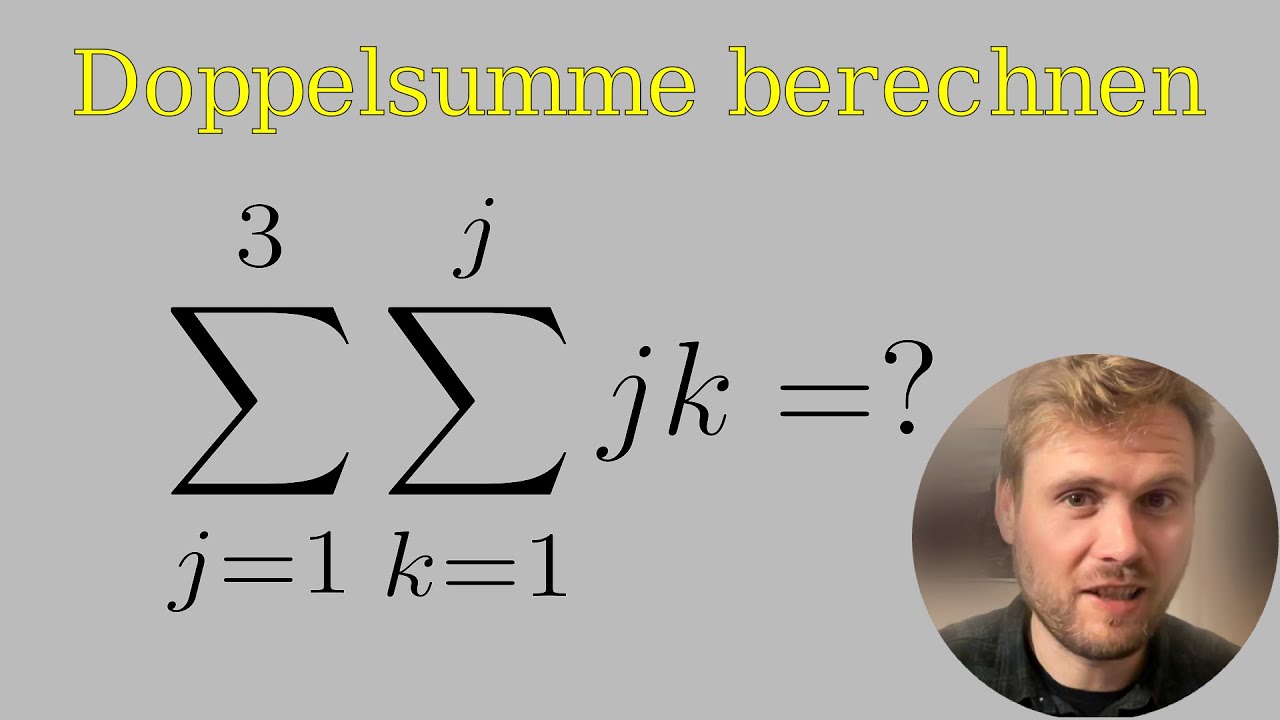 Doppelsumme (abhängiger Index) berechnen