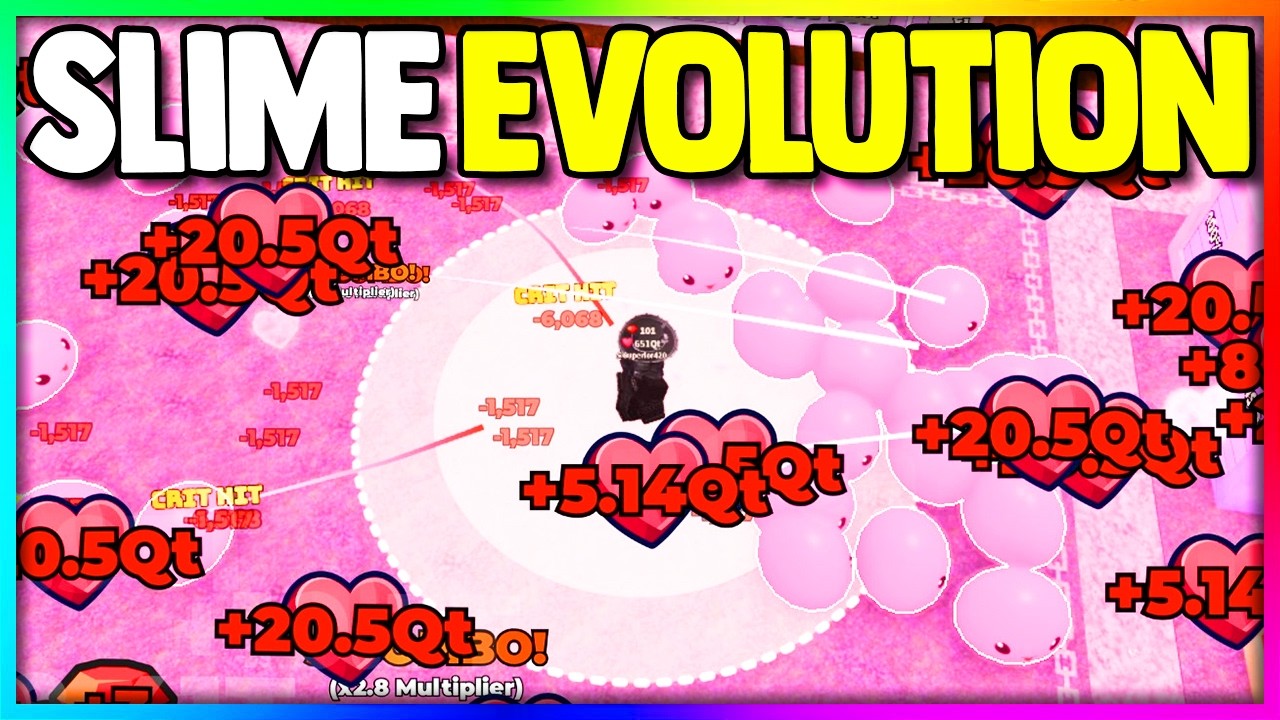I turned PRO in Roblox Slime Evolution...