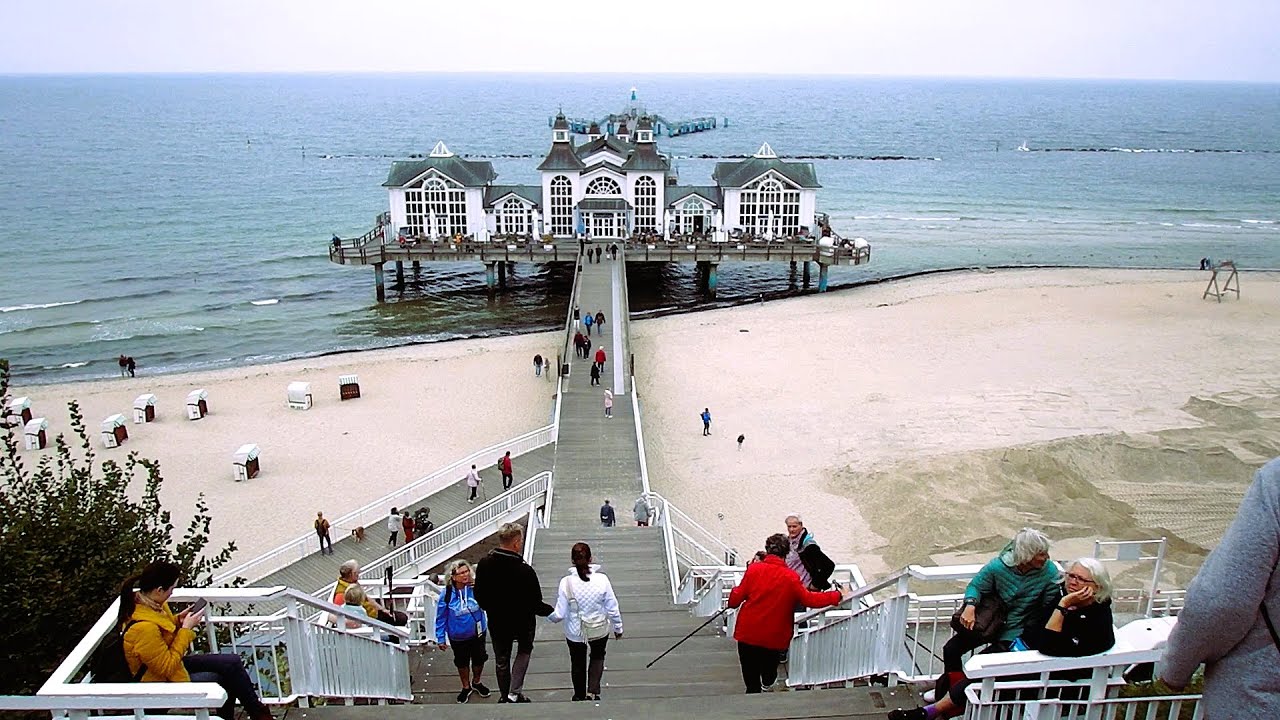 Ostseebad Sellin, eingebettet in die H&uuml;gellandschaft des Naturpark Granitz