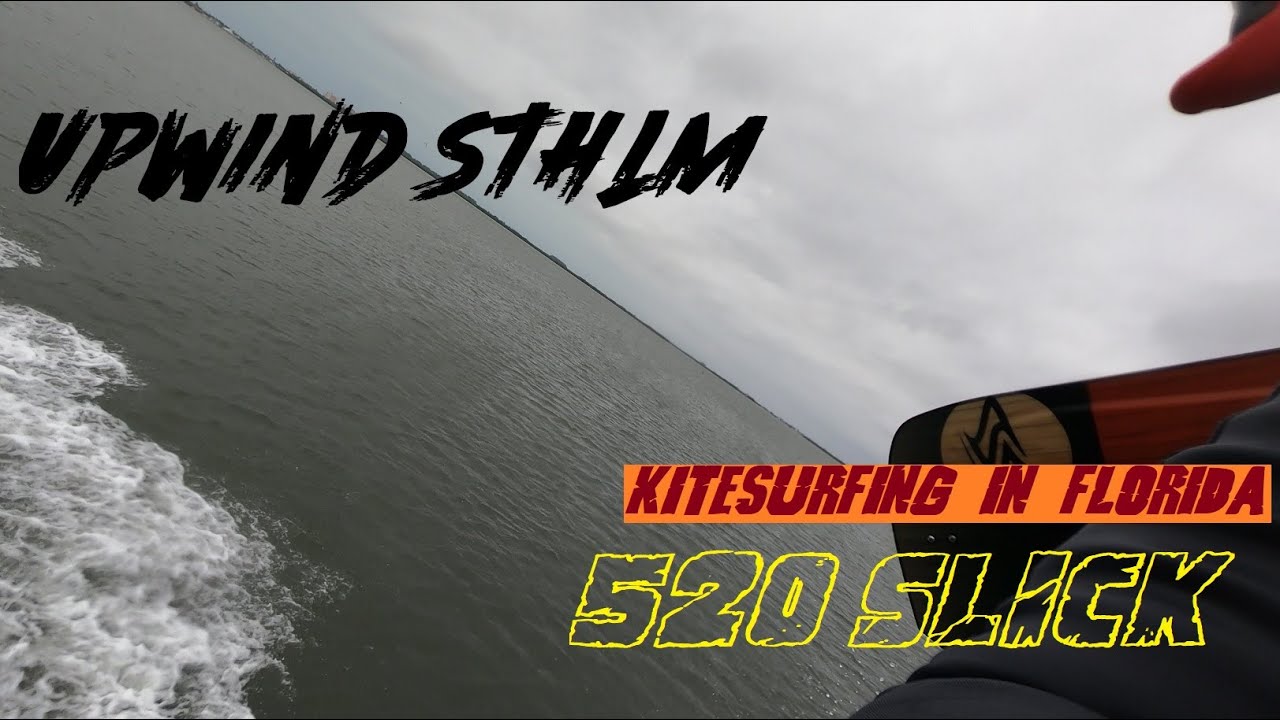 Kitesurfing 520 Slick Cocoa Beach, Florida with Duotone Rebel 2022! #10