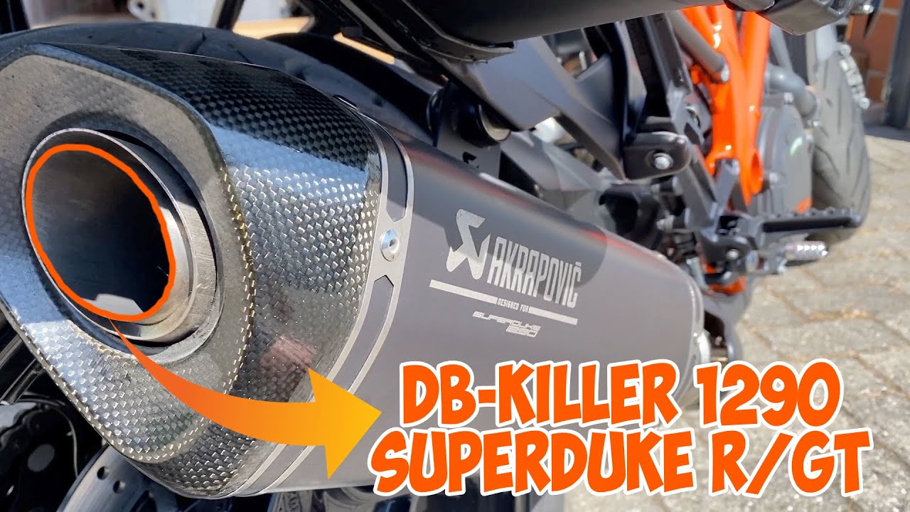 Superduke 1290 R/GT Akrapovic DB-Killer Removal : Fast & Easy How To Video.