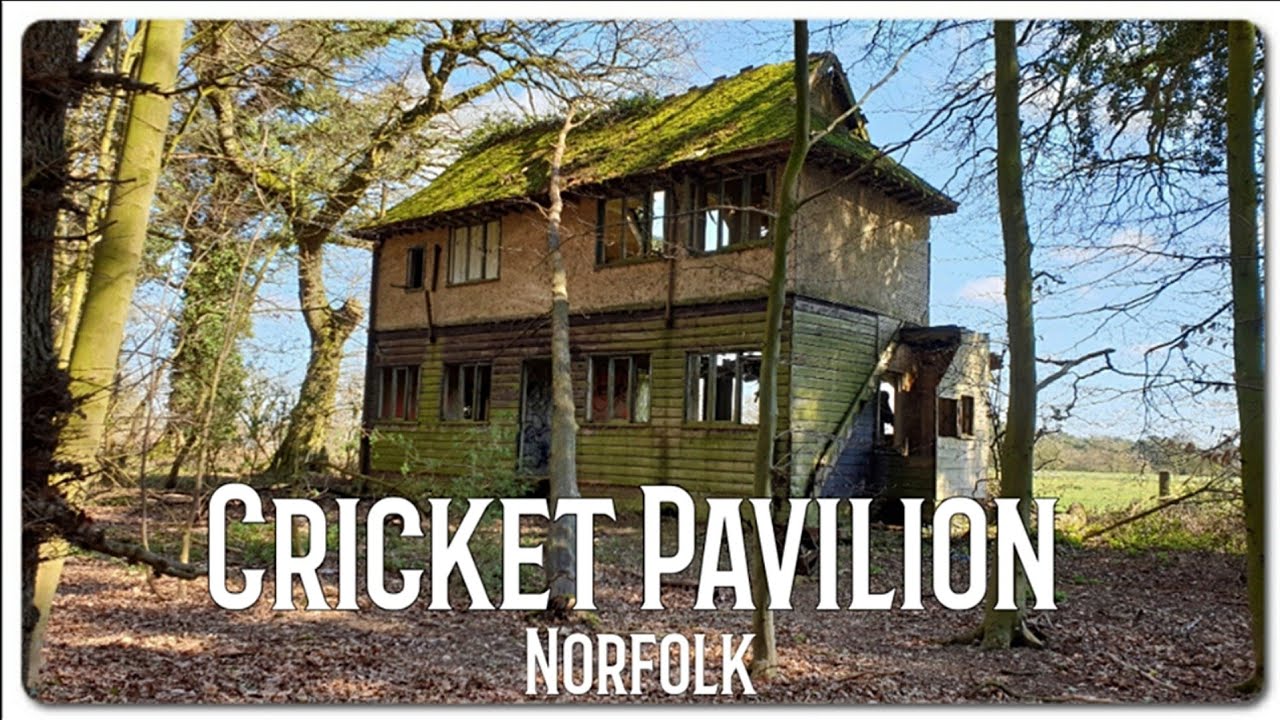 Abandoned Cricket Pavilion. In Norfolk.