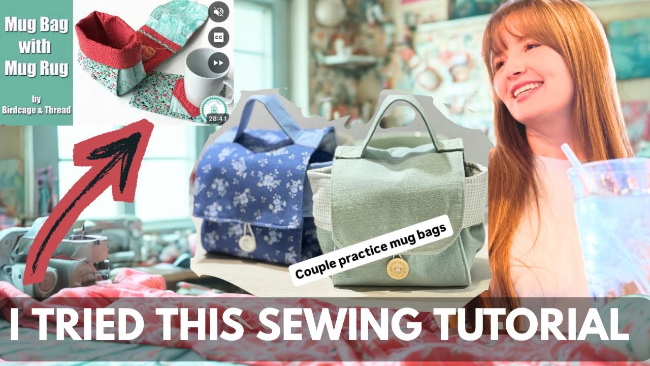 TRYING A SEWING TUTORIAL 