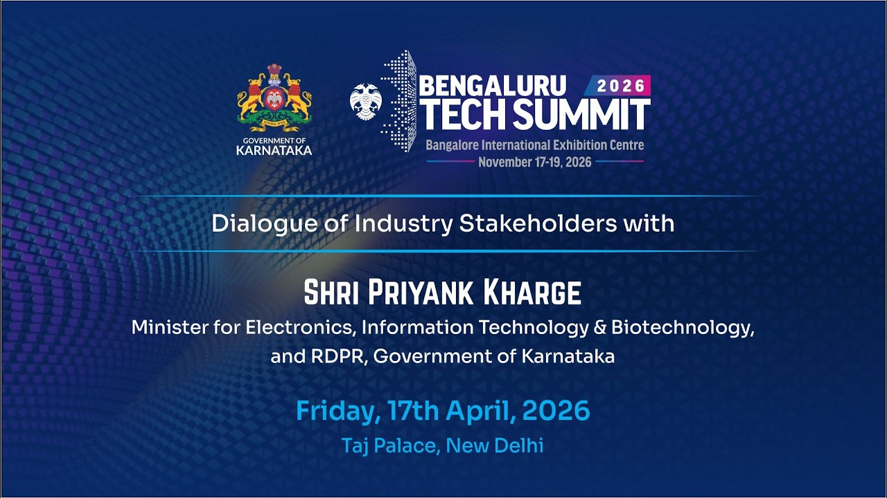 Live: Open Dialogue of Industry Stakeholders with Shri Priyank Kharge in New Delhi