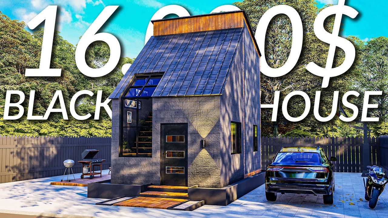 (4x7 Meters) Tiny House Design | 1 Bedroom House Tour