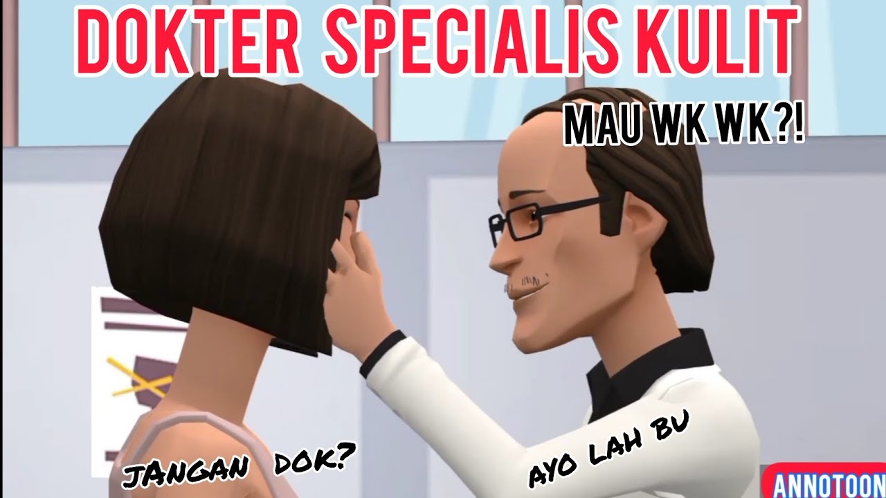 AKAL JAHAT DOKTER WiKwiK PASIEN||KARTUN LUCU ANIMASI