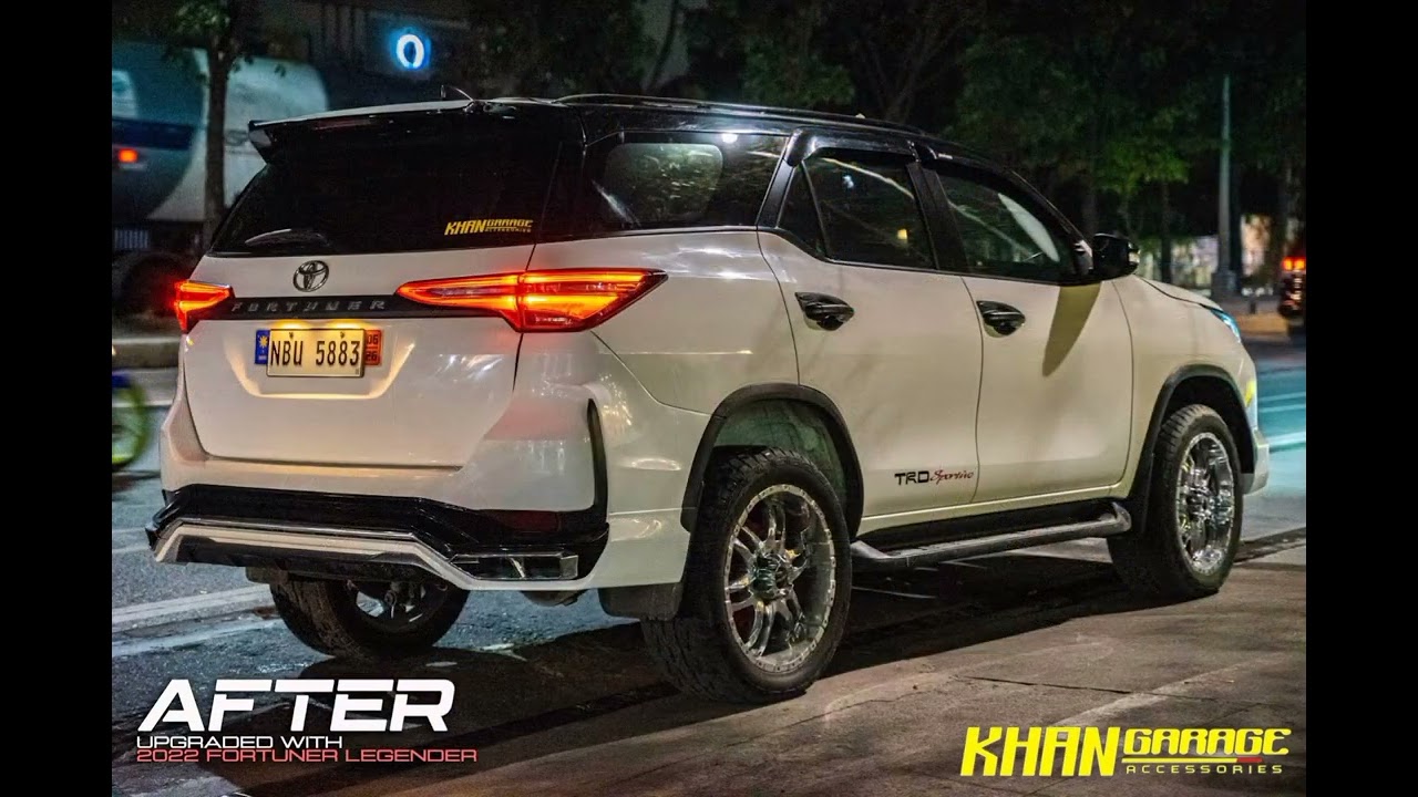 TOYOTA FORTUNER 2018 CONVERSION TO FORTUNER LEGENDER FACELIFT KIT WITH BODYKIT