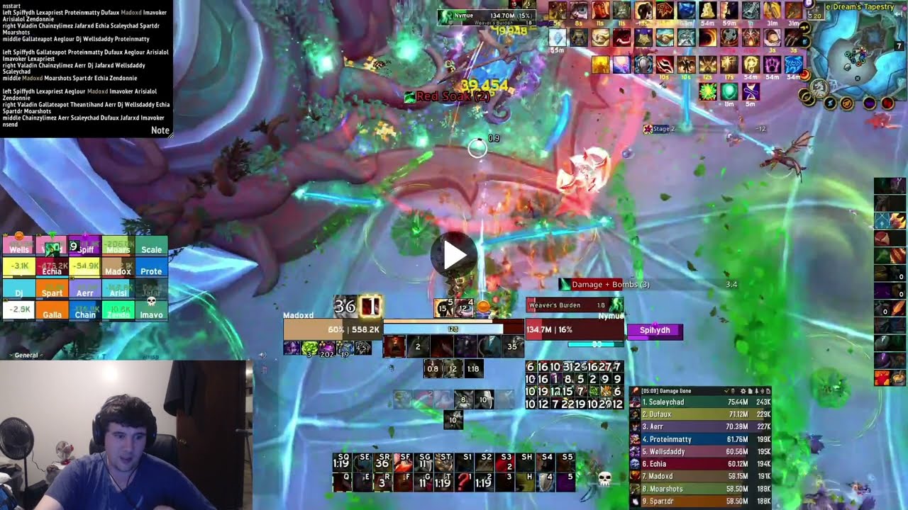 DPS Warrior Vs Mythic Nymue Cooldown Usage