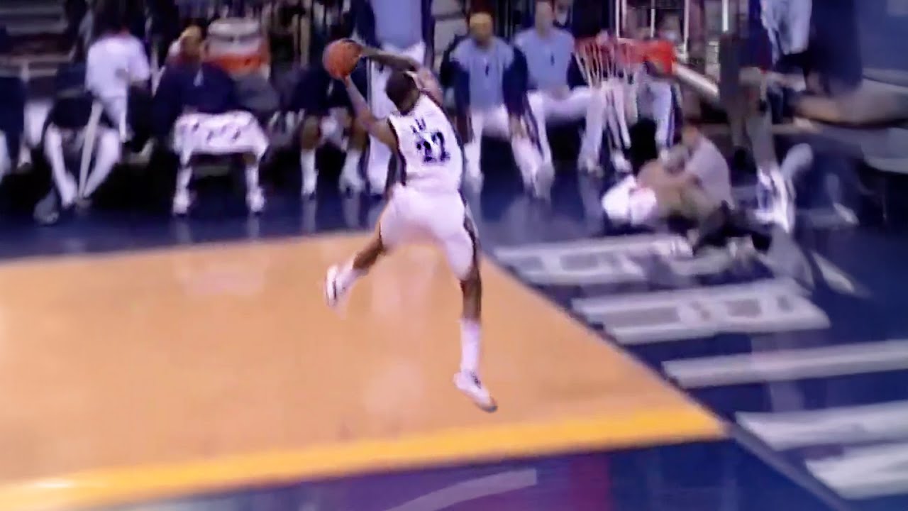 Rudy Gay underrated dunks but they get increasingly more insane