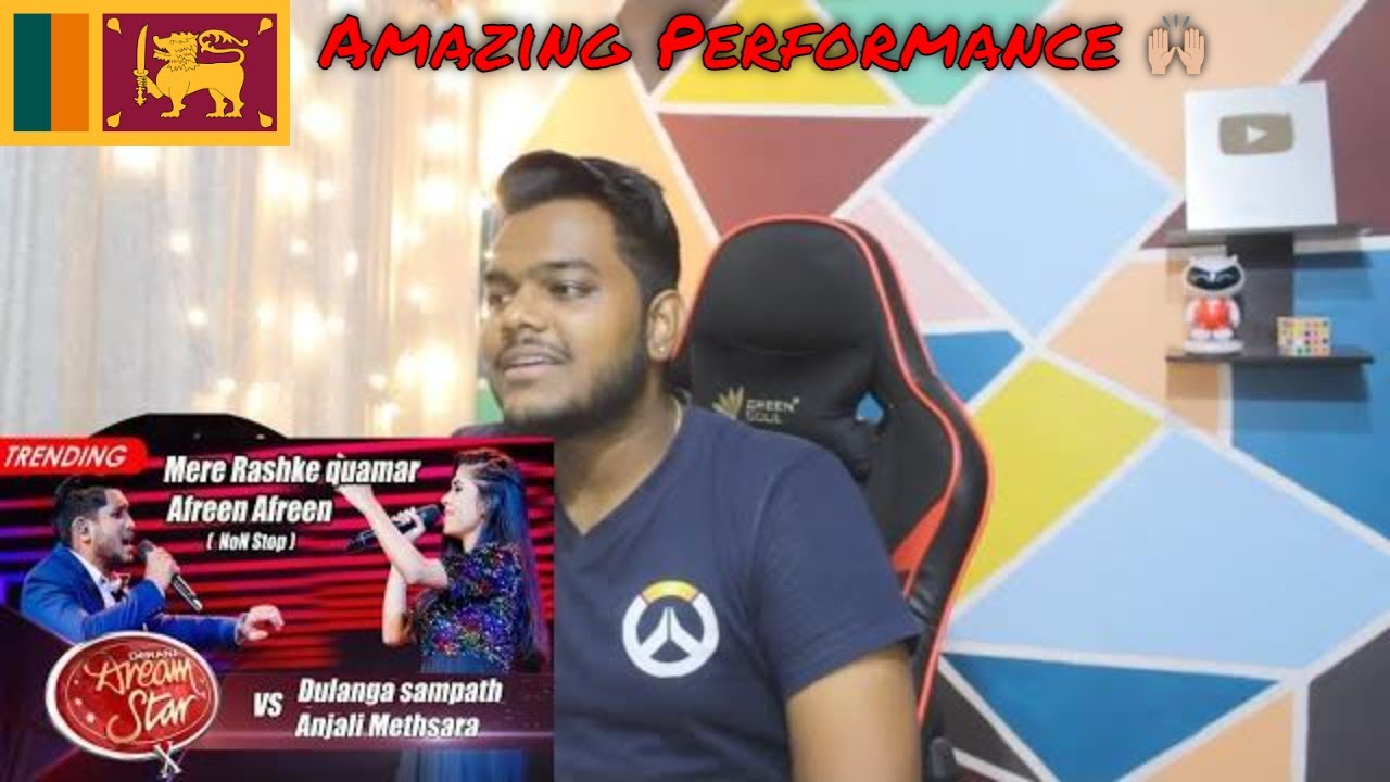 INDIAN REACTION TO Dulanga Sampath VS Anjali Methsara - Mere Rashke quamar (Dream Star Season 10)