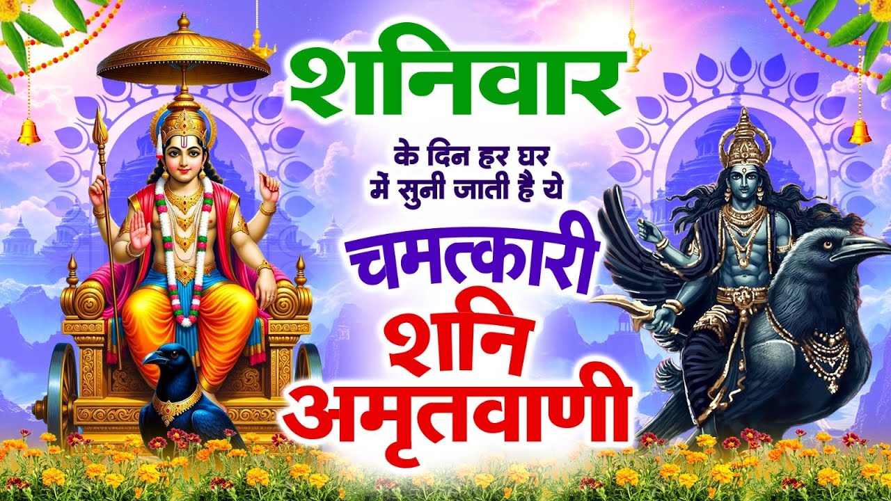 शनिवार के दिन हर घर में सुनी जाती हैं यह चमत्कारी शनि अमृतवाणी~Shanidev Amritwani~#amritwani
