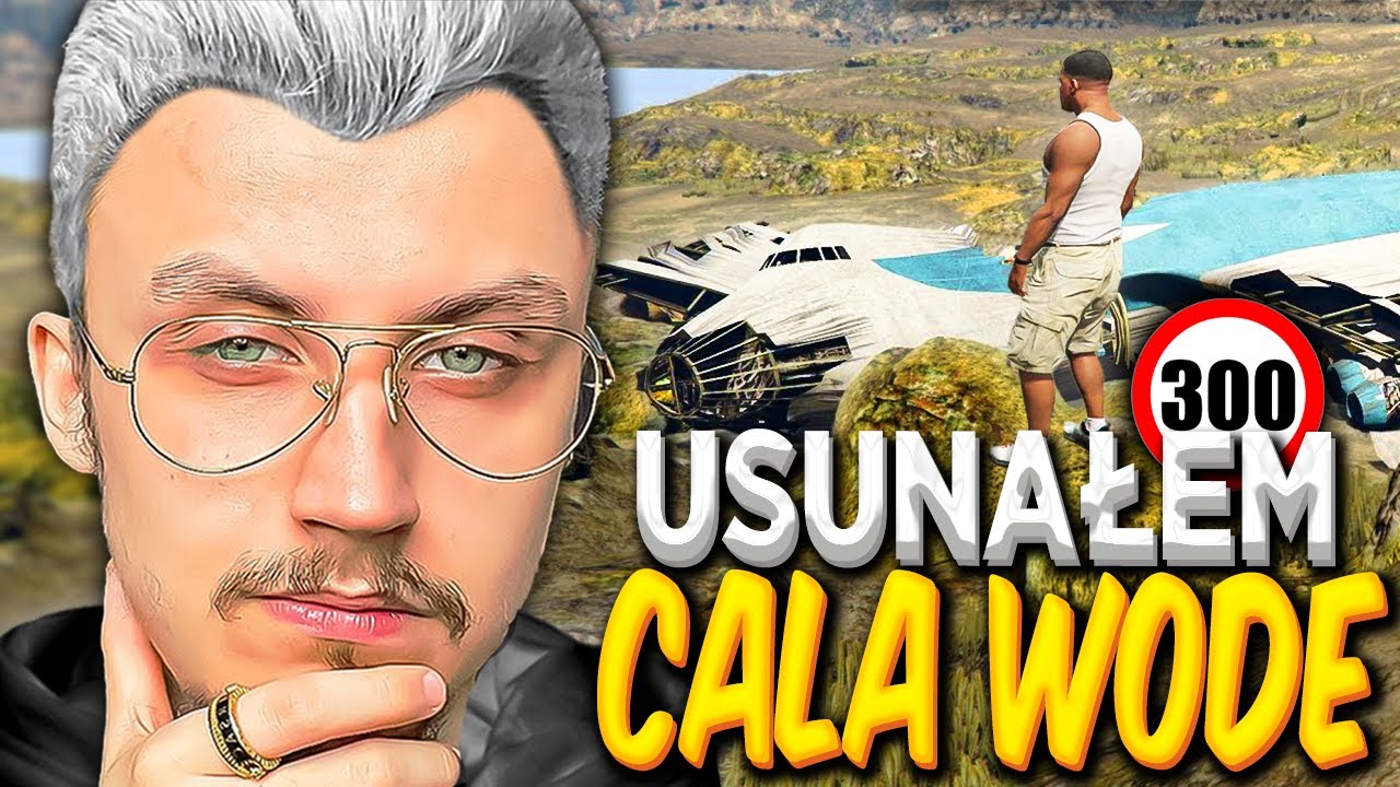 PODWODNE SEKRETY GTA V ALE USUNĄŁEM WODE! - GTA V LEGENDY & TEORIE #300 ODCINEK SPECJALNY 🎉