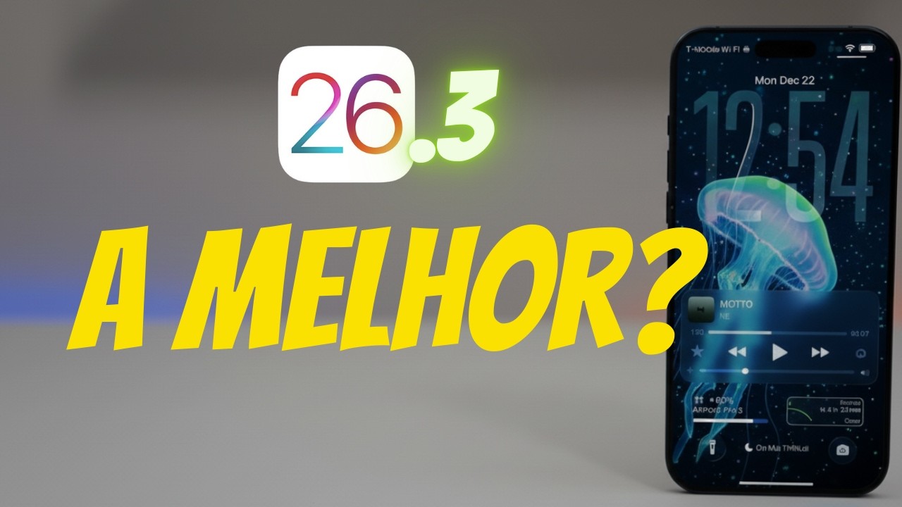iOS 26.3: A MELHOR versão do iOS 26 até agora? Testei e vou te contar a VERDADE