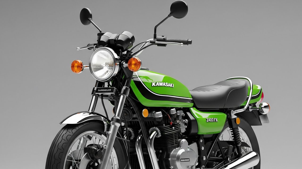 Kawasaki Z400 FX 2026 возвращается! Ретро-легенда возрождается с использованием современных техно...