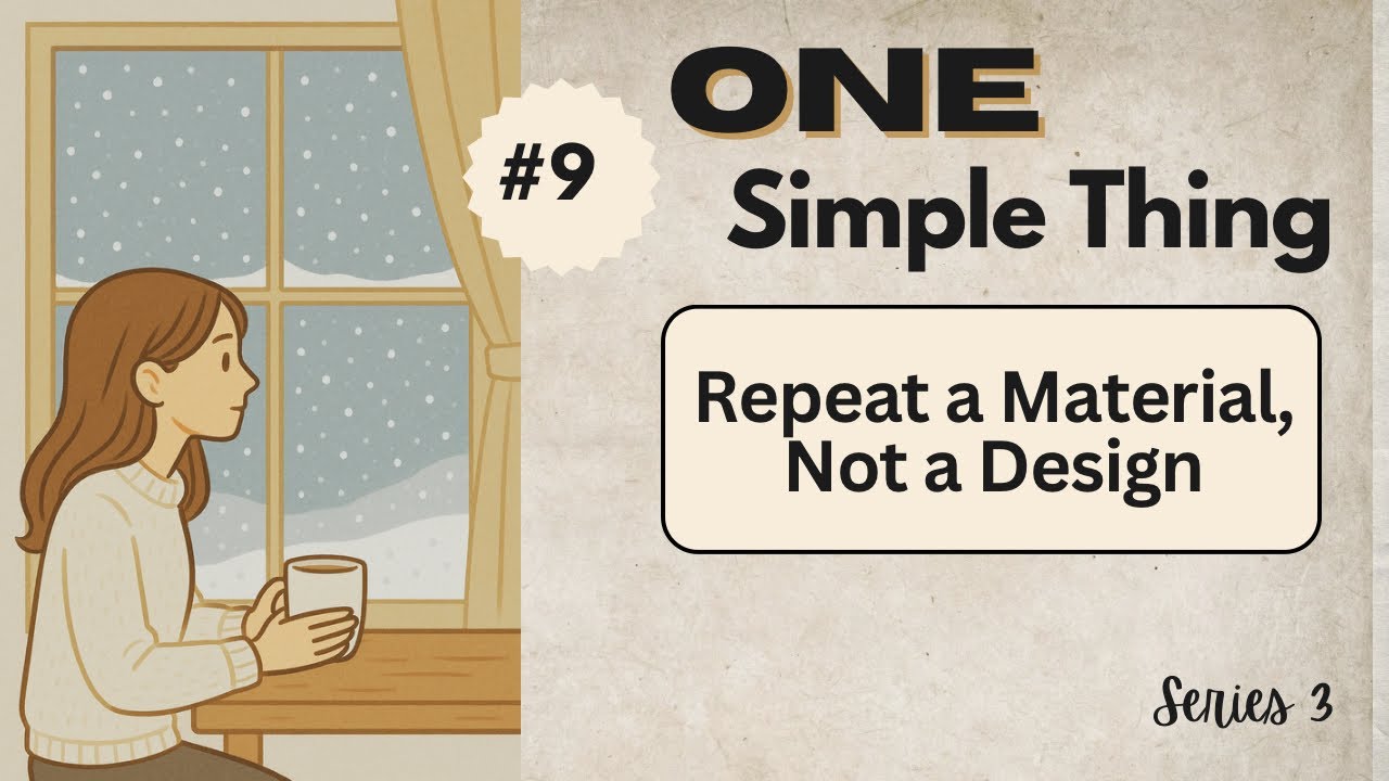 One Simple Thing to Make Journaling Easier - Day 9 Series 3: Repeat a Material, Not a Design