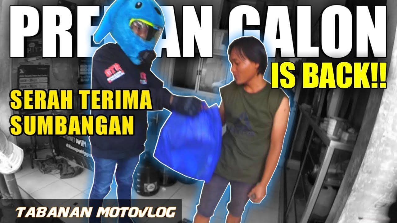 GREBEK PREMAN GALON Kado Buat Dagang Pulsa - Tabanan Motovlog eps 22