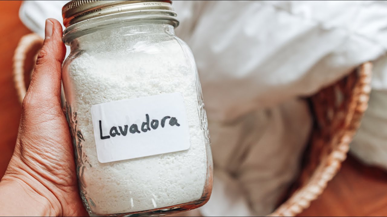 DETERGENTE para la LAVADORA casero y BIODEGRADABLE