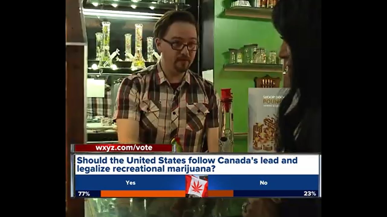WXYZ DETROIT: Canadian pot shops prepare for big business