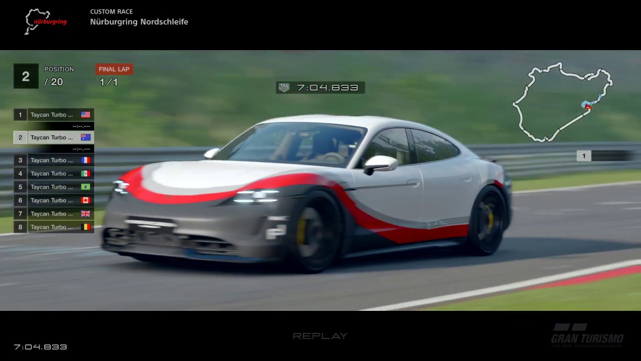 GT SPORT Porsche Taycan Turbo S @ Nurburgring Nordschleife