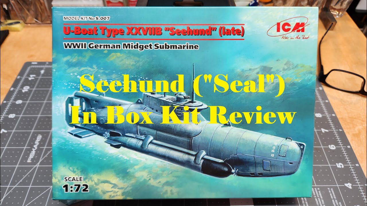 U-Boat Type XXVIIB Seehund (Seal) (Late) In Box Kit Review