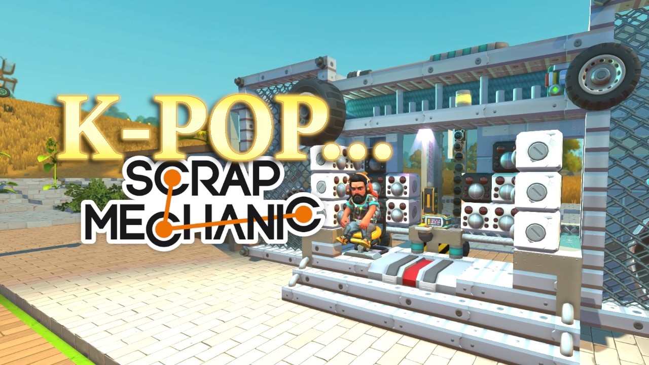 K-POP Meets Scrap Mechanic 🎶 | Building a Working Cassette Player | Scrap Mechanic part 46