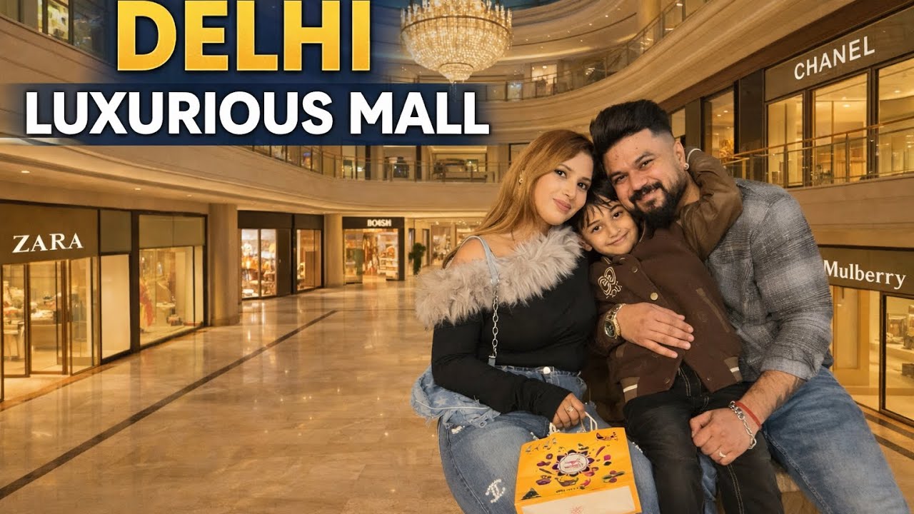 “Delhi Luxury Mall Tour 🛍️ | Most Luxurious Shopping Mall in Delhi” #faimlyvlog #indiavlog #viral