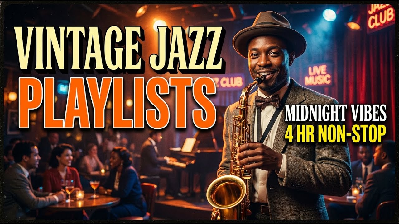 Vintage Jazz 1940년대 📀 레트로 감성 가득한 재즈 playlist cafe