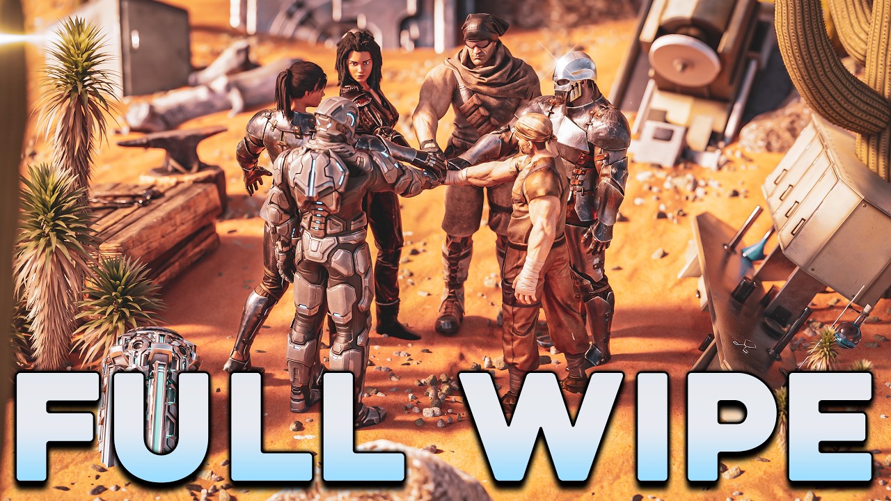 How 6 Youtubers Survive 250 Days in a LAND BASE! - A Full ARK Wipe Story