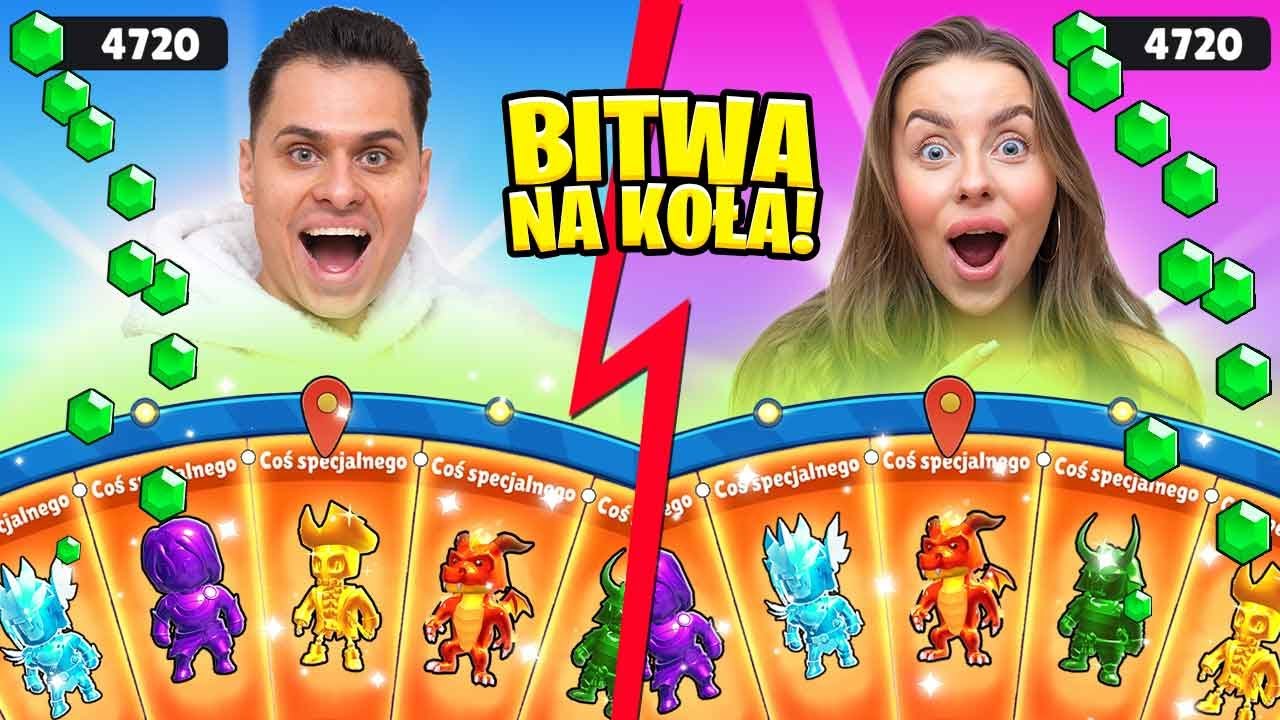 BITWA NA KOŁA Z @Dzejdzejka  O 5000 GEMÓW! Stumble Guys!