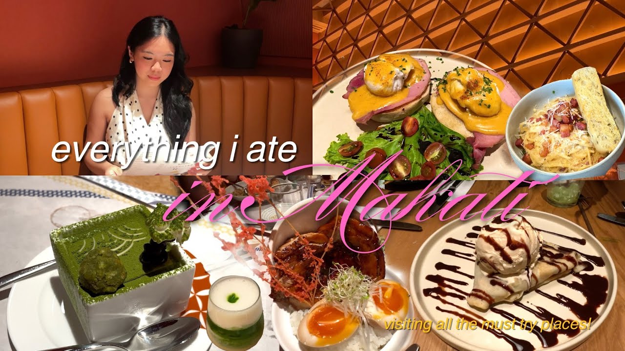 makati food vlog 💌 cafe hopping, salcedo dates💐, matcha finds + more! 