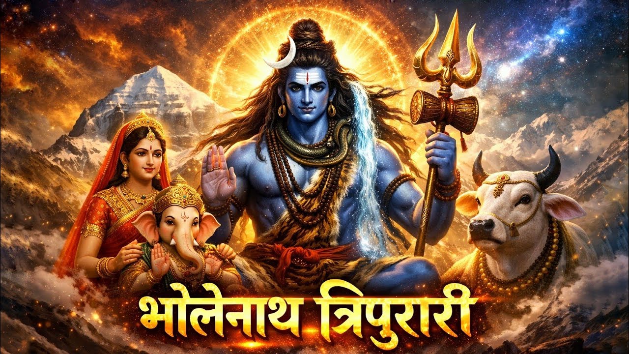भोलेनाथ त्रिपुरारी |  Shiv Bhajan 2026 | Har Har Mahadev | Shiv Bhakti Song | SANATAN BHAKTI FX ⚜️