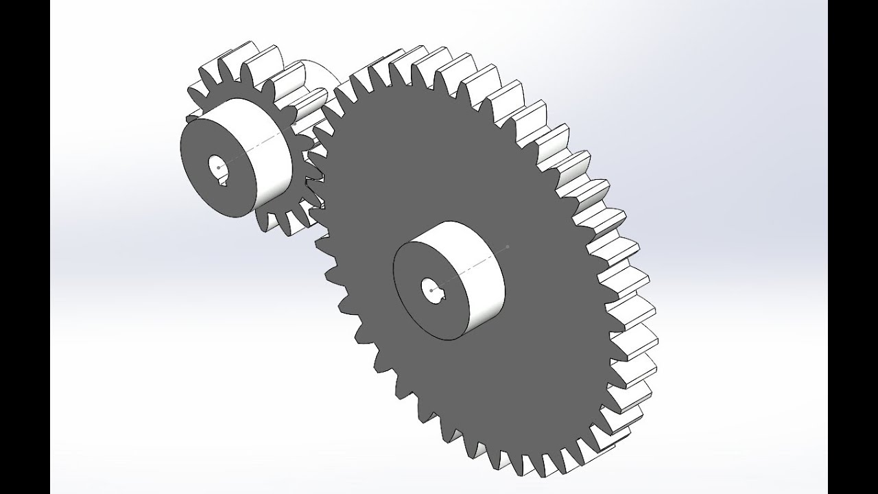 Gear animation ในโปรแกรม SolidWorks EP26