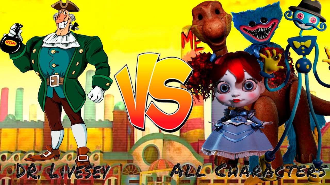 DR. LIVESEY(mem) vs ALL POPPY PLAYTIME CHARACTERS | Treasure Island VS Poppy Playtime