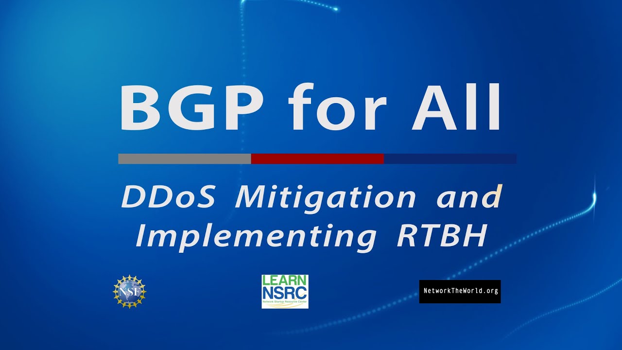 DDoS Mitigation and RTBH